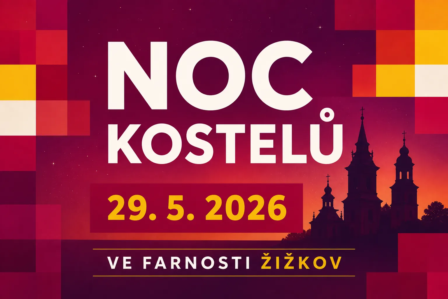 Noc kostelů 2026 v našich kostelech